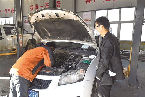 汽车维修行业日常 走进越达汽修厂的维修现场